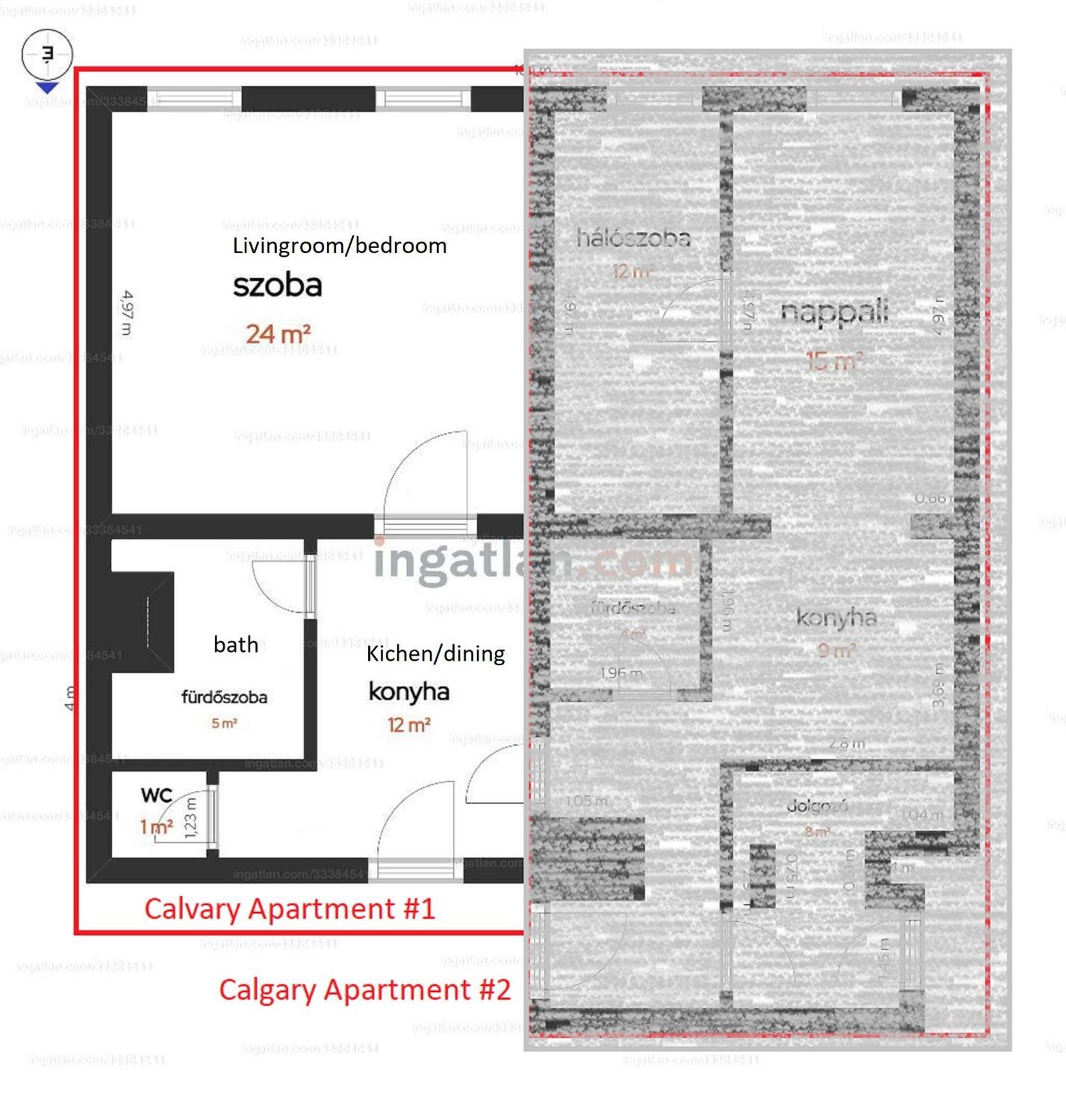 Apartman Calvary-1 *